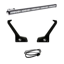 Baja Designs 447666UP OnX6+ 50" Roof Mount Light Kit OE Aux Switch Controlled for 18-24 Jeep Wrangler JL & Gladiator JT