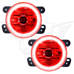 Oracle 7026-003 Fog Lights SMD Halo Red for 11-14 Charger