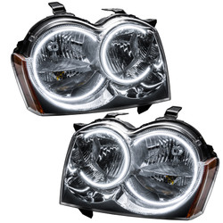 Oracle 8164-001 Pre-Assembled Headlights Non-HID White for 05-07 Jeep Grand Cherokee