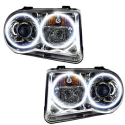 Oracle 7163-001 Pre-Assembled Halo Headlights Non-HID White for 05-10 Chrysler 300C