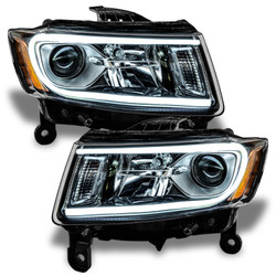 Oracle 7186-001 Pre-Asembled Headlights Non-HID White for 14-15 Jeep Grand Cherokee