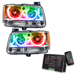 Oracle 8901-333 Pre-Assembled Halo Headlights Chrome ColorSHIFT with 2.0 Controller for 2008 Magnum