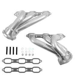 BBK Performance 40400 1-5/8" Shorty Headers Silver Ceramic for 06-10 Challenger, Charger & 300 3.5L 