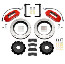 Wilwood TX6R Black Front Big Brake Kit Red Calipers for 19-Current RAM 1500 - 140-16790-R