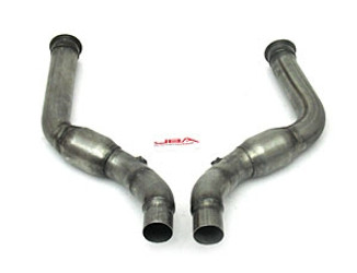 DISCONTINUED JBA High Flow Catted Mid-Pipes (Use With JBA 6965S LT Headers Only) (2005-2014 6.1L/6.4L 300C, Charger, Challenger, Magnum SRT) - 6965SYC