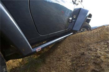 ARB 4450220 Rock Sliders Textured Black for 07-18 Jeep Wrangle JK 2-Door