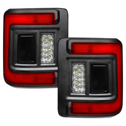 Oracle 5884-504 Flush Mount LED Tail Lights Red for 18-24 Jeep Wrangler JL