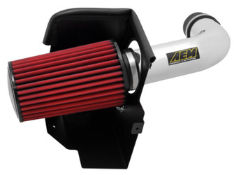 DISCONTINUED AEM 21-8314DP Brute Force Air Intake System Polished for 07-11 Jeep Wrangler JK 3.8L