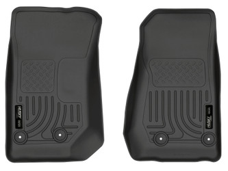 Husky Liners 18041 WeatherBeater Front Floor Liners for 14-18 Jeep Wrangler JK 