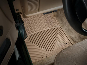 WeatherTech W224TN All-Weather Front Floor Mats Tan for 97-06 Jeep Wrangler TJ & Unlimited