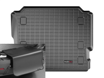 WeatherTech 401109SK Cargo Liner Black with Bumper Protector for 18-24 Jeep Wrangler Unlimited JL without Flat Load Floor or Subwoofer