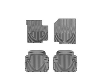 WeatherTech W225GR-W50GR All-Weather 1st & 2nd Row Floor Mats Grey for 87-95 Jeep Wrangler YJ