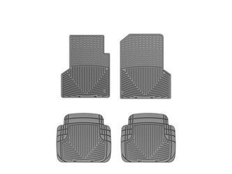 WeatherTech W224GR-W50GR All-Weather 1st & 2nd Row Floor Mats Grey for 97-06 Jeep Wrangler TJ & Unlimited