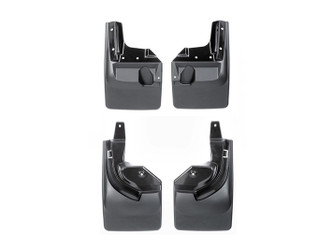 WeatherTech 110097-120097 Front & Rear Mud Flaps for 18-24 Jeep Wrangler JL with Safety Group