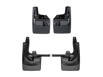 WeatherTech 110097-120099 Front & Rear Mud Flaps for 18-24 Jeep Wrangler JL without Safety Group