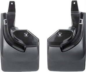 WeatherTech 120097 Rear Mud Flaps for 18-24 Jeep Wrangler JL with Safety Group