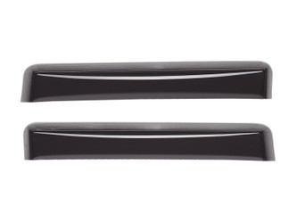 WeatherTech 81443 Rear Window Deflectors Dark Smoke for 07-18 Jeep Wrangler JK