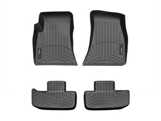 WeatherTech 4410491-443862 Front & Rear FloorLiners Black for 15-23 Challenger RWD