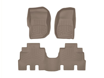 WeatherTech 45573-1-2IM Front and Rear FloorLiners HP Tan for 14-18 Jeep Wrangler Unlimited JK