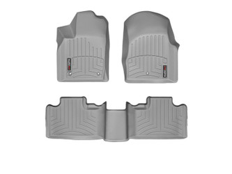 WeatherTech 46324-1-2 Front & Rear FloorLiners Grey for 11-12 Grand Cherokee & Durango with 2nd Row Bench Seat