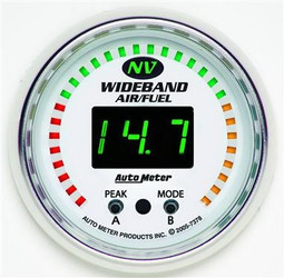 AutoMeter NV Series Wideband A/F Ratio Luminescent Green Gauge (10 to 20:1 AFR) - 7378