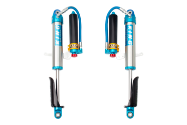 King Shocks 25001-373 2.5 Remote Reservoir Front Shocks with Adjuster for 18-24 Jeep Wrangler JL & 20-24 Gladiator JT with 0-2" Lift