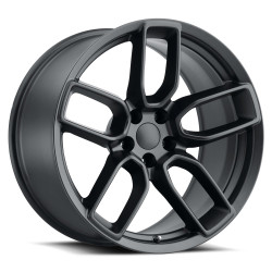 Factory Reproductions 74015221503 20x10.5 5x115 +22 FR74 Hellcat Widebody Replica Wheel in Satin Black