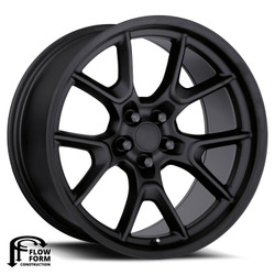 Factory Reproductions 66011021503F FR66F 20x11 5x115 -2.5 Dodge Anniversary Flow Form Replica Wheel in Satin Black