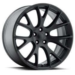 Factory Reproductions 70010455003 FR70 20x10 5x5 +45 Jeep Hellcat Replica Wheel in Satin Black