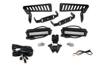 Diode Dynamics DD6093 SS6 Cowl LED Bracket Kit White Flood for 18-24 Jeep Wrangler JL & 20-24 Gladiator JT