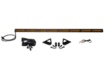 Diode Dynamics DD6107 SS50 Hood LED Light Bar Kit Amber Driving for 18-24 Jeep Wrangler JL & 20-24 Gladiator JT