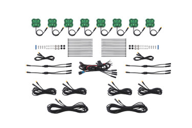 Diode Dynamics DD7452 Stage Series Green LED Rock Light Kit