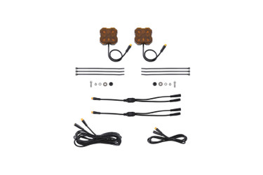 Diode Dynamics DD7457 Stage Series Amber LED Rock Light Add on Pair Pack