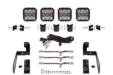 Diode Dynamics DD7229 SS5 Sport CrossLink Grille Lightbar Kit White Combo for 07-18 Jeep Wrangler JK