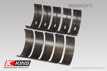 King MB5840XPC Main Bearing Set Polymer Coated for 5.7/6.1/6.4L