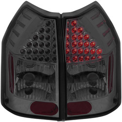 ANZO USA 321232 LED Tail Lights Smoke Lens for 05-08 Magnum