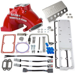 Banks 42798-PC Monster-Ram Intake System Red for 13-18 RAM 2500/3500 6.7L Cummins