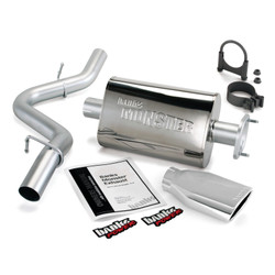 Banks 51313 Monster Exhaust System Chrome Tip for 00-03 Jeep Wrangler TJ 