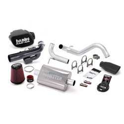 Banks 51348-B Stinger Bundle Black Tip with AutoMind for 12-14 Jeep Wrangler JK 3.6L 2-Door