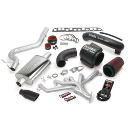 Banks 51331-B PowerPack Bundle Black Tip for 98-99 Jeep Wrangler TJ 4.0L