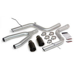 Banks 51364-B Monster Exhaust System Black Tips for 14-16 Jeep Grand Cherokee 3.0L EcoDiesel