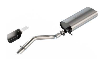 BORLA 140846 Climber Cat-Back Exhaust Touring for 18-24 Jeep Wrangler JL 2-Door 3.6L