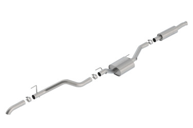 BORLA 140809 Climber Cat-Back Exhaust System S-Type for 20-24 Jeep Gladiator JT 3.6L