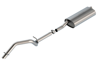 BORLA 140829 Climber Cat-Back Exhaust S-Type for 18-24 Jeep Wrangler Unlimited JL 3.6L