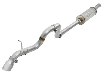 aFe Power 49-48065-1P MACH Force-Xp Hi Tuck 2-1/2" Cat-Back Exhaust System Polished Tip for 18-24 Jeep Wrangler Unlimited JL 3.6L