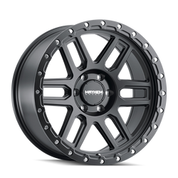 Mayhem Wheels 8304-2973MB12 8304 Delta 20x9 4.53" Backspace Matte Black Wheel for 07-18 Jeep Wrangler JK, 18-24 JL & 20-24 Gladiator JT