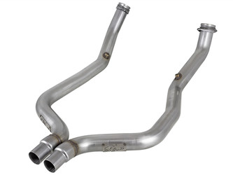 DISCONTINUED aFe Twisted Steel Connection Pipes - Race Series (2009-2018 5.7L HEMI Charger, Challenger and 300) - 48-32022-RN