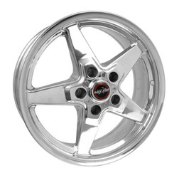 Race Star 92-770447DP 92 Drag Star Bracket Racer Wheel Polished 17x7 4.25" Backspace