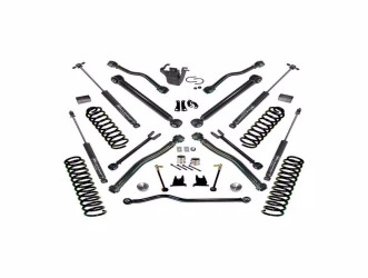 Superlift K996 4" Basic Lift Kit with REFLEX Control Arms & Superlift Shadow Shocks for 07-18 Jeep Wrangler JK 2-Door