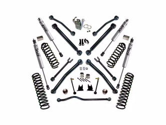 Superlift K996F 4" Basic Lift Kit with REFLEX Control Arms & FOX 2.0 Shocks for 07-18 Jeep Wrangler JK 2-Door